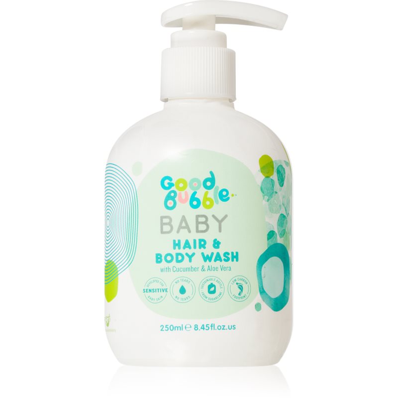 Good Bubble Baby Hair > Body Wash λοσιόν και σαμπουάν λουσίματος για παιδιά από τη γέννηση Cucumber > Aloe vera 250 ml