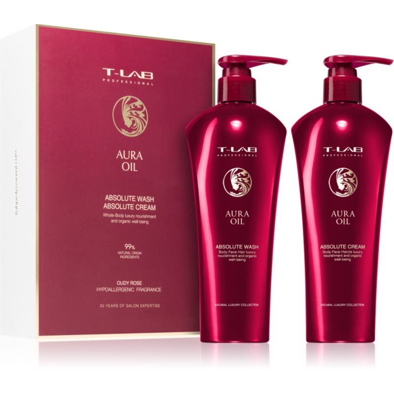 T-LAB Professional Aura Oil Body σετ δώρου για μαλλιά και σώμα