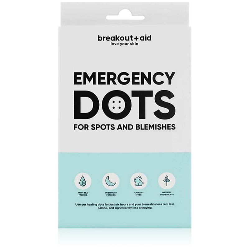 My White Secret Breakout + Aid Emergency Dots τοπική φροντίδα κατά της ακμής για πρόσωπο, ντεκολτέ και πλάτη με λάδι τειόδεντρου