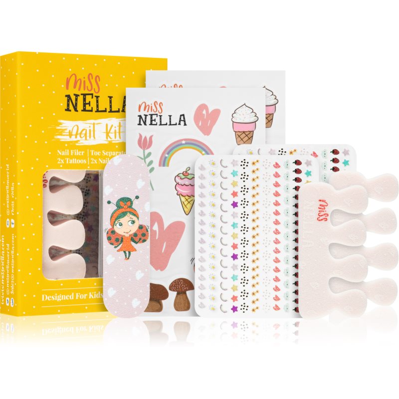 Miss Nella Nail Kit Set Manicure Kit for Children σετ μανικιούρ για παιδιά