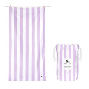 Dock & Bay Πετσέτα Θαλάσσης Quickdry Cabana - Lombok Lilac (200x90cm)