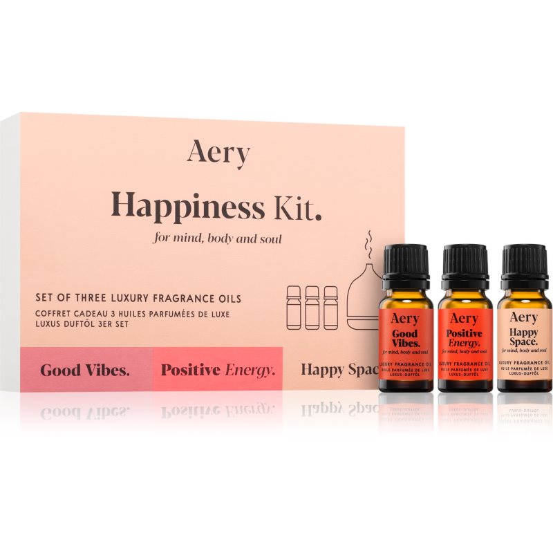 Aery Aromatherapy Happiness Kit αρωματικό λάδι σετ δώρου