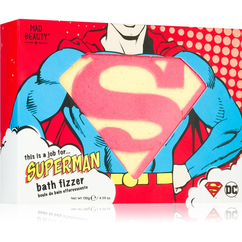 Mad Beauty DC Superman αφρώδης κύβος για το μπάνιο 130 γρ