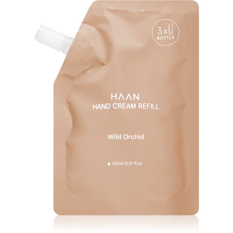HAAN Hand Care Hand Cream άμεσα απορροφητική κρέμα για τα χέρια με προβιοτικά ανταλλακτική γέμιση Wild Orchid 150 ml