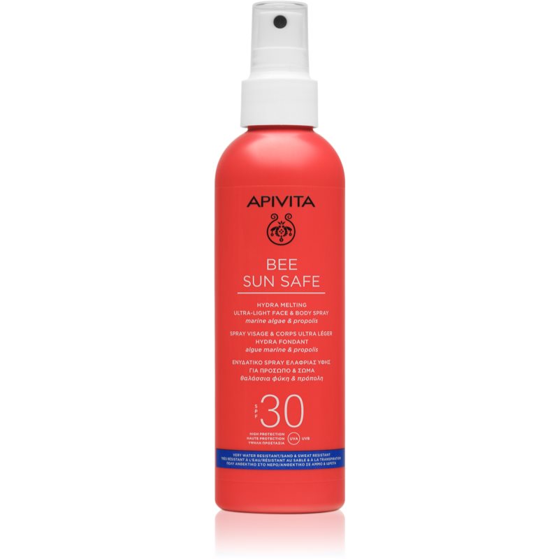 Apivita Bee Sun Safe Spray SPF30 προστατευτική αντηλιακή λοσιόν σε σπρέι SPF 30 200 ml