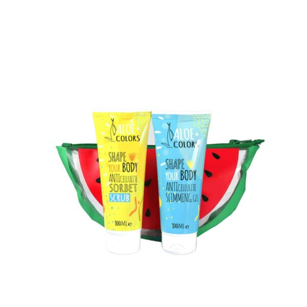 Aloe+ Colors - Shape your Body Bag (Anticellulite Slimming Gel 100ml & Anticellulite Sorbet Scrub 100ml)