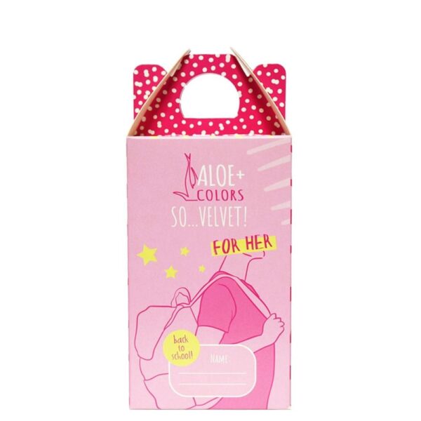Aloe+ Colors So Velvet - Back to School - For Her (2 x Mild Antiseptic 85ml, Velvet Body Butter 50ml & Hand Wash 100ml)