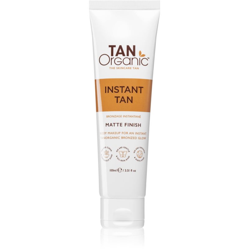TanOrganic Instant Tan κρέμα αυτομαυρίσματος για το σώμα με ματ αποτελέσματα 100 ml