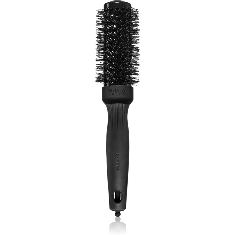 Olivia Garden Black Label SHINE Wavy Bristles στρογγυλή βούρτσα για τα μαλλιά διάμετρος 35 mm 1 τμχ
