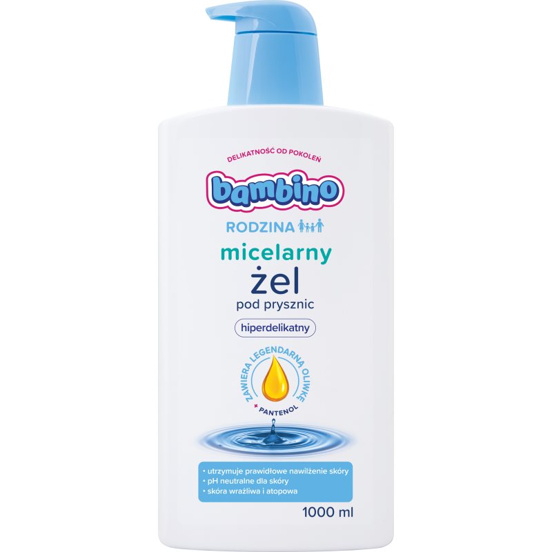 Bambino Family Micellar μικυλλιακό τζελ ντους 1000 ml