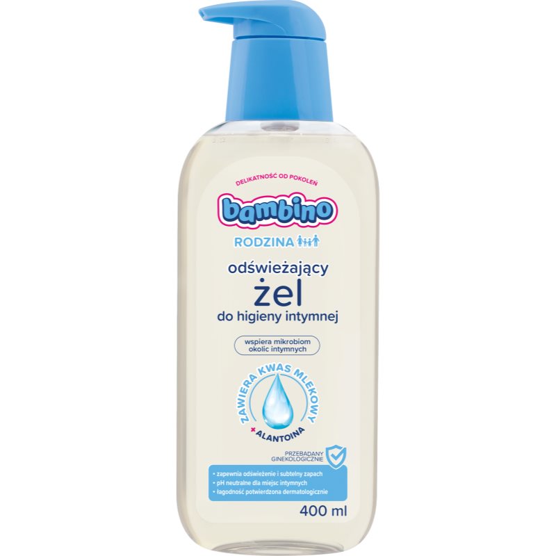 Bambino Family Refreshing Intimate Hygiene Gel δροσιστικό τζελ για προσωπική υγιεινή 400 ml