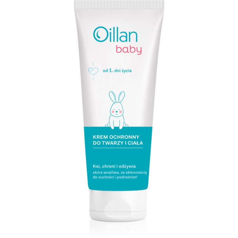 Oillan Baby Face and Body Cream παιδική κρέμα προστασίας Για πρόσωπο και σώμα 75 ml