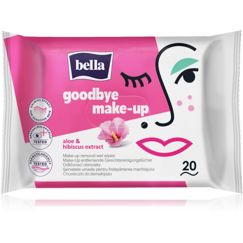 BELLA Make Up Aloe Vera Μαντηλάκια καθαρισμού 20 τμχ