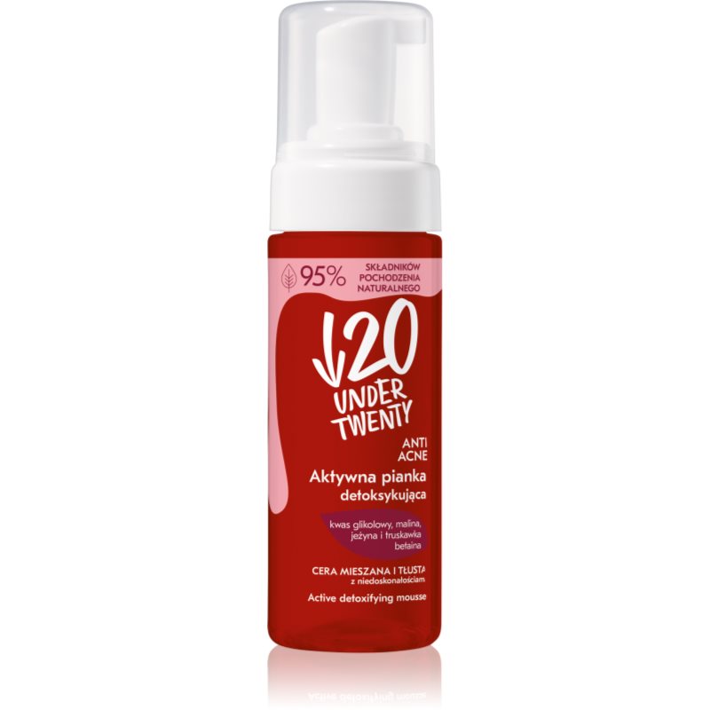 Under Twenty ANTI! ACNE καθαριστικός αφρός για επιδερμίδα με ατέλειες 150 ml