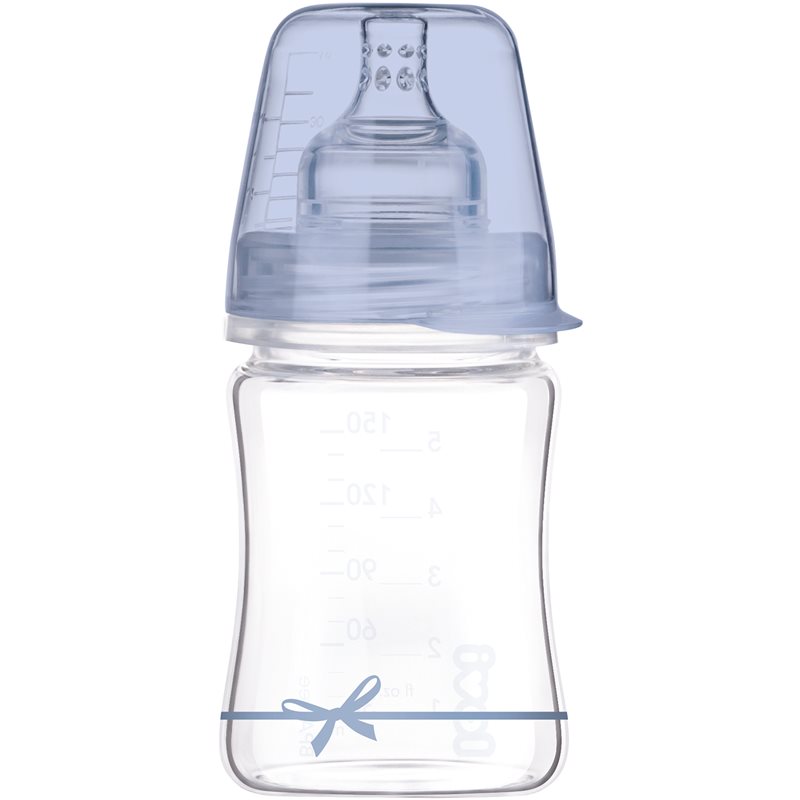 LOVI Baby Shower Boy μπιμπερό Glass 150 ml