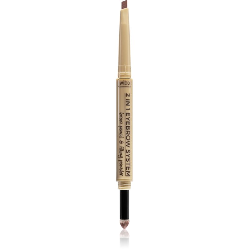 Wibo Eyebrow System μολύβι για τα φρύδια 2 σε 1 1 1 τμχ