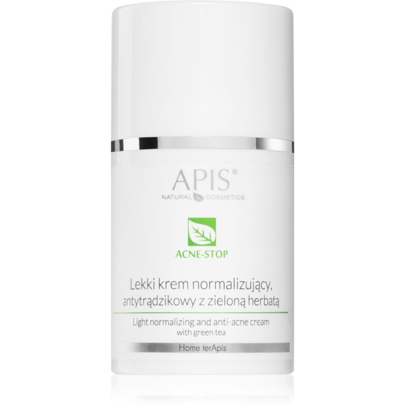 Apis Natural Cosmetics Acne-Stop Home TerApis ελαφριά κρέμα κατά της ακμής για ρύθμιση της παραγωγής σμήγματος 50 ml