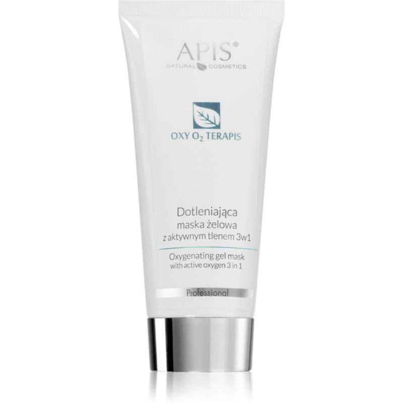 Apis Natural Cosmetics Oxy O2 TerApis οξυγονωτική μάσκα με υφή τζέλ 200 μλ