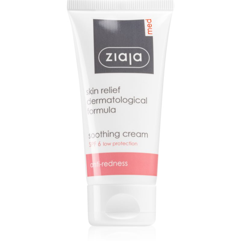 Ziaja Med Acne Lesions καταπραϋντική και ενυδατική κρέμα SPF 6 50 μλ