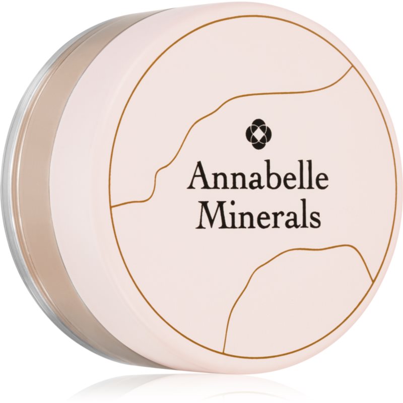 Annabelle Minerals Coverage Mineral Foundation μεταλλικό μεικ απ πούδρας για τέλεια εμφάνιση απόχρωση Natural Fair 4 γρ