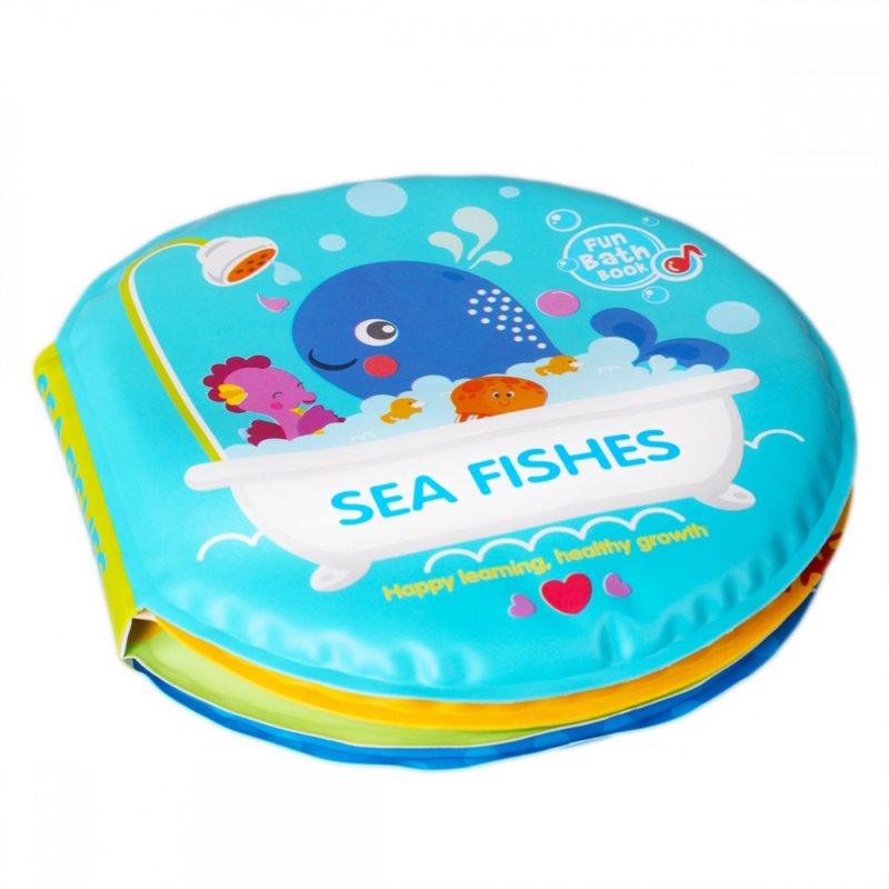 Bam-Bam Bath Book βιβλίο νερού 6m+ Sea Fishes 1 τμχ