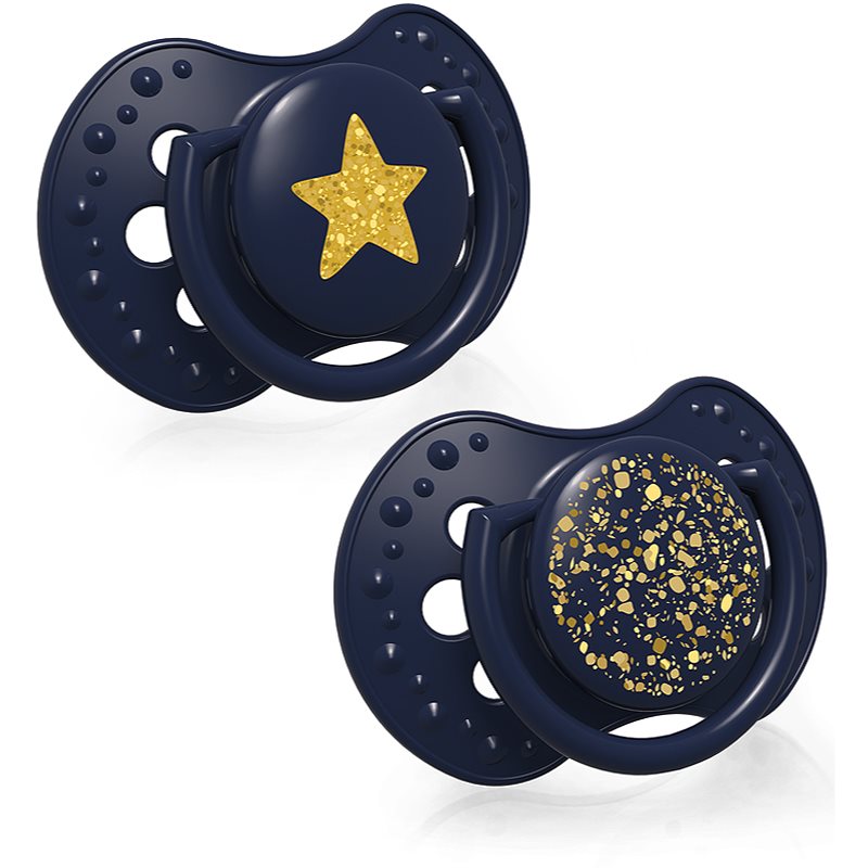 LOVI Stardust Blue πιπίλα 3-6 m 2 τμχ