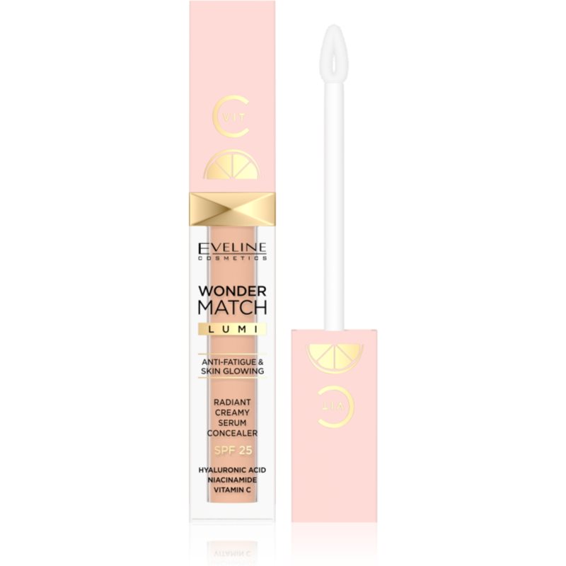 Eveline Cosmetics Wonder Match Lumi λαμπρυντικός διορθωτής SPF 25 απόχρωση 20 Nude 6,8 ml