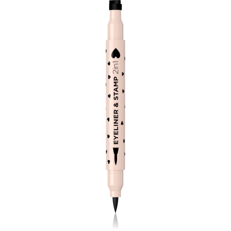 Eveline Cosmetics Variété πολυλειτουργικό λάινερ ματιών 2 σε 1 τύπος Heart 1 τμχ