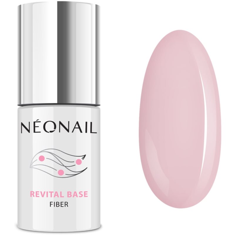 NEONAIL Revital Base Fiber Βάση για τα νύχια σε μορφή τζελ για τζελ και ακρυλικά νύχια απόχρωση Creamy Splash 7,2 μλ
