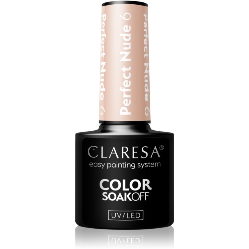 Claresa SoakOff UV/LED Color Perfect Nude τζελ βερνίκι νυχιών απόχρωση 6 5 γρ