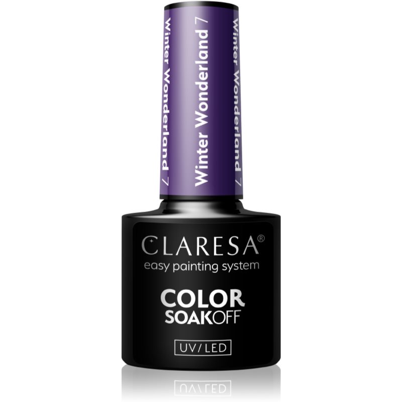 Claresa SoakOff UV/LED Color Winter Wonderland τζελ βερνίκι νυχιών απόχρωση 7 5 γρ