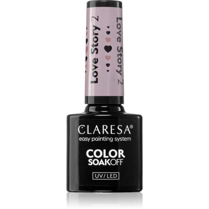 Claresa SoakOff UV/LED Color Love Story τζελ βερνίκι νυχιών απόχρωση 2 5 γρ