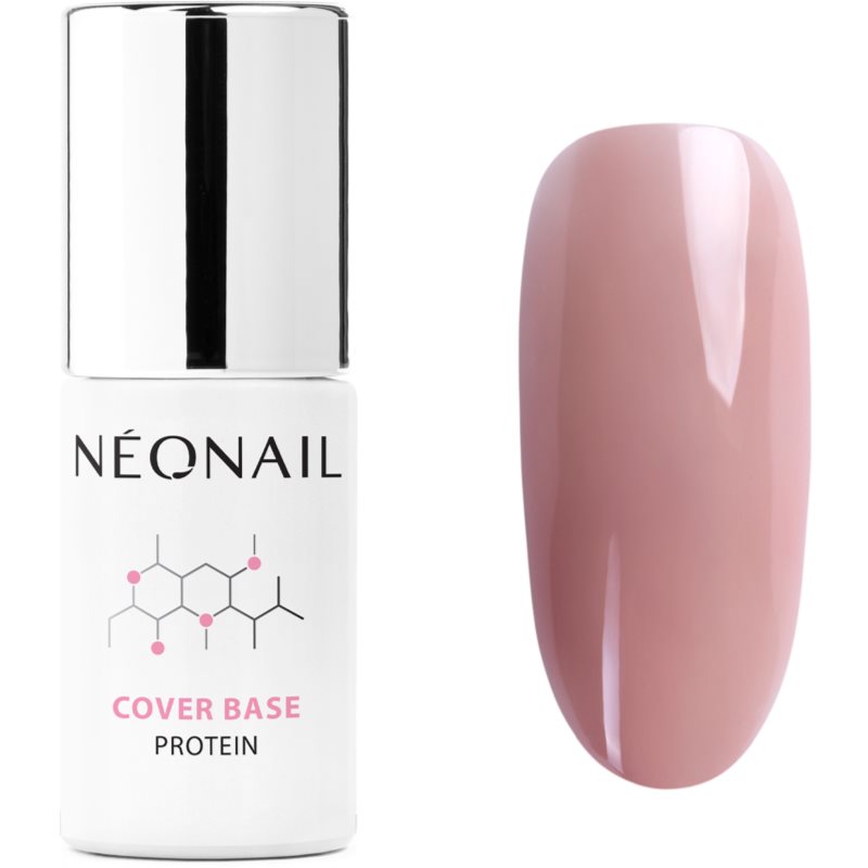 NEONAIL Cover Base Protein βάση βερνίκι για τζελ νύχια απόχρωση Pure Nude 7,2 ml