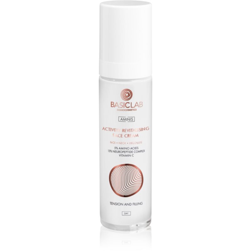BasicLab Dermocosmetics Aminis αναζωογονητική κρέμα για πρώτα σημάδια γήρανσης της επιδερμίδας 50 ml