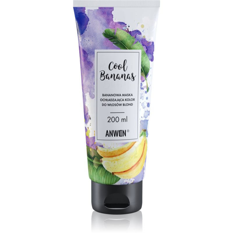 Anwen Cool Bananas Μάσκα με τεχνολογία bonding color για ξανθά μαλλιά 200 ml
