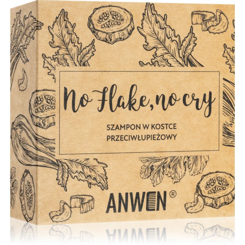Anwen No Flake, No Cry Σαμπουάν σε μορφή μπάρας κατά της πιτυρίδας 75 γρ