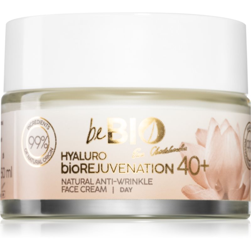 beBIO Ewa Chodakowska Hyaluro Bio Rejuvenation 40+ ενυδατική και συσφικτική κρέμα ημέρας κατά των ρυτίδων 50 ml