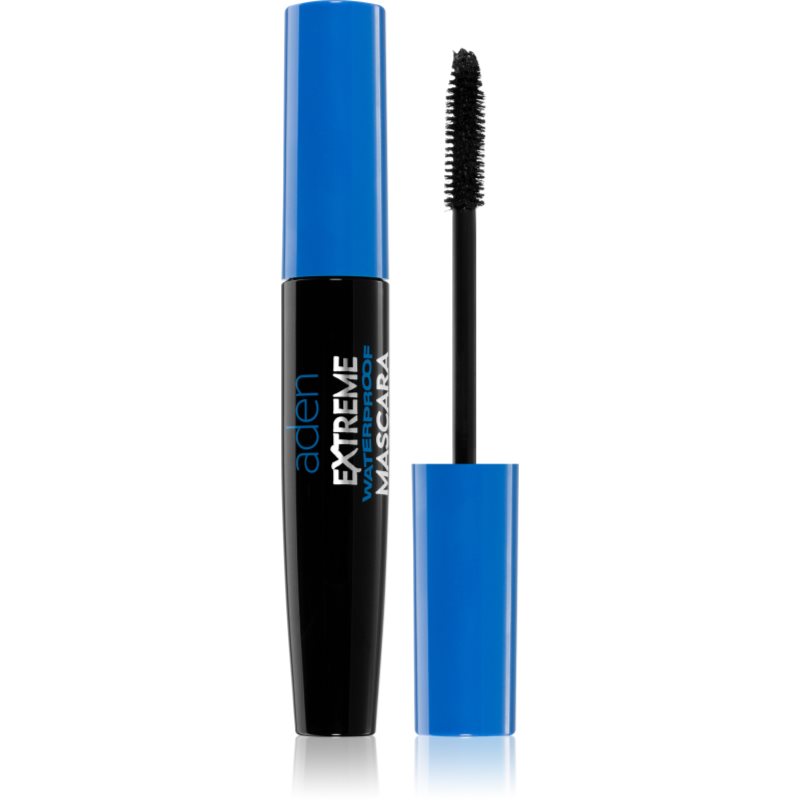Aden Cosmetics Extreme Waterproof αδιάβροχη μάσκαρα απόχρωση Black 10 ml