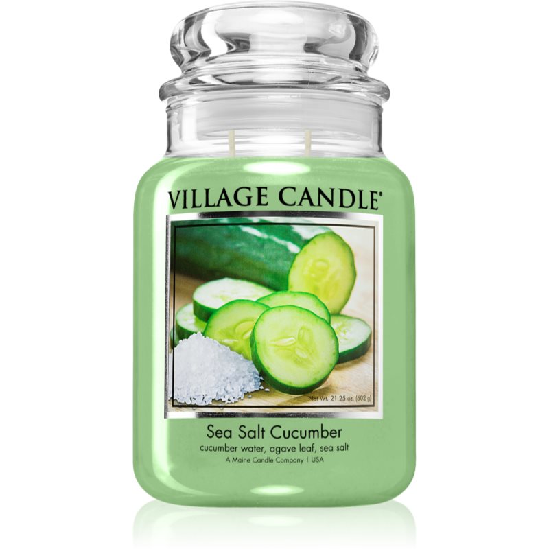 Village Candle Sea Salt Cucumber αρωματικό κερί 602 γρ