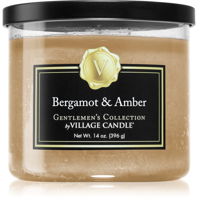 Village Candle Gentlemen's Collection Bergamot > Amber αρωματικό κερί 369 γρ
