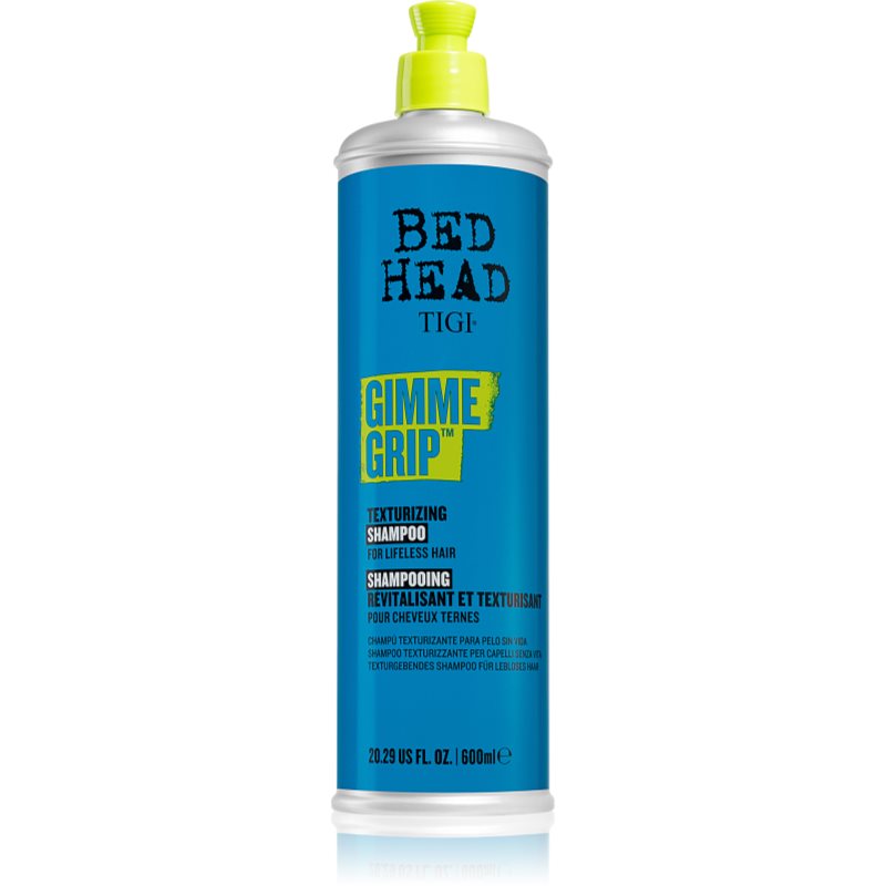TIGI Bed Head Gimme Grip σαμπουάν για καθορισμό και το σχήμα 600 ml