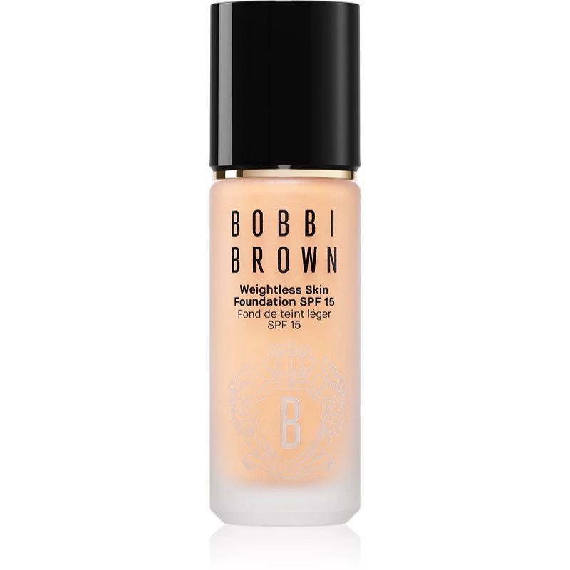 Bobbi Brown Weightless Skin Foundation SPF 15 μακράς διαρκείας μεικ απ με ενυδατικό αποτέλεσμα απόχρωση Golden Beige 30 ml