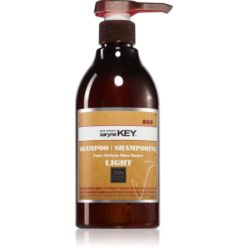 Saryna Key Pure African Shea Butter Light σαμπουάν με βούτυρο καριτέ 500 ml