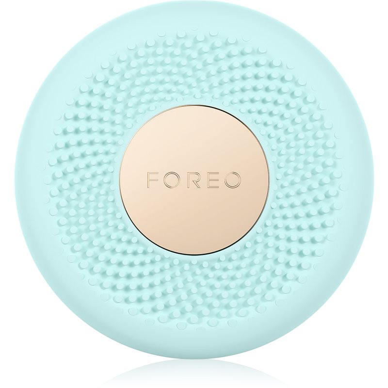 FOREO UFO™ 3 Mini sonic συσκευή για επιτάχυνση των αποτελεσμάτων μάσκας προσώπου Arctic Blue 1 τμχ