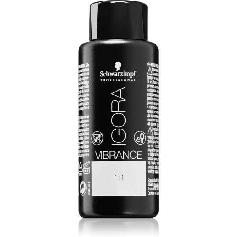 Schwarzkopf Professional IGORA Vibrance Ημι-μόνιμη βαφή μαλλιών απόχρωση 9,5-1 Cendré Toner 60 ml