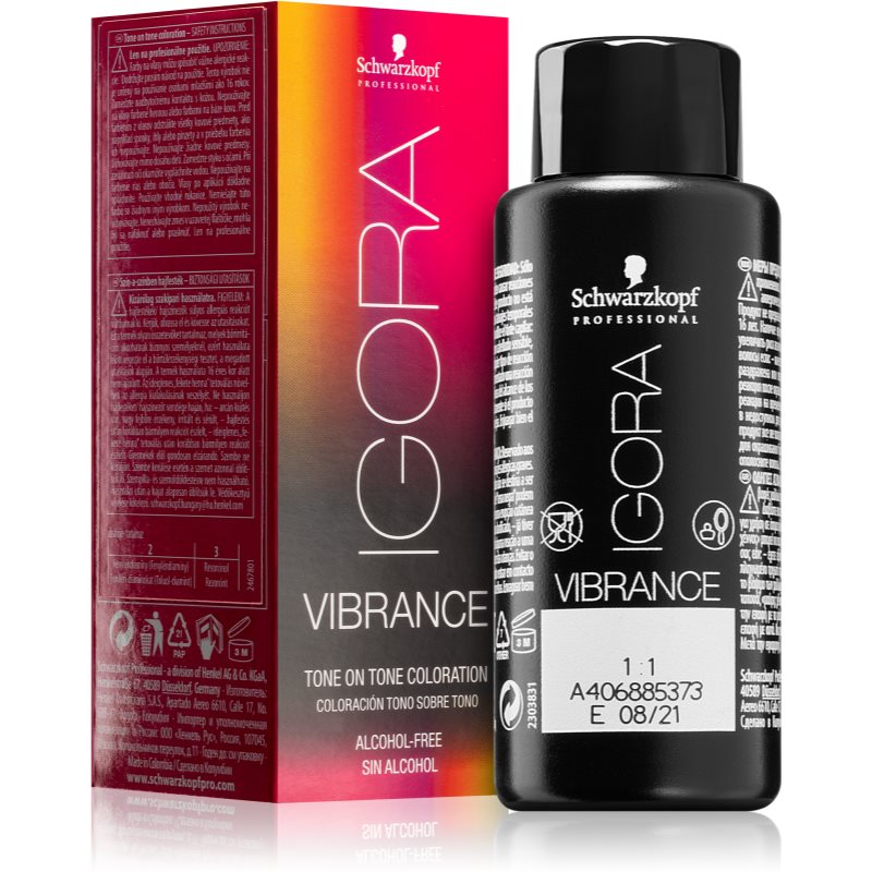 Schwarzkopf Professional IGORA Vibrance Ημι-μόνιμη βαφή μαλλιών απόχρωση 6-6 Dark Blonde Chocolate 60 ml