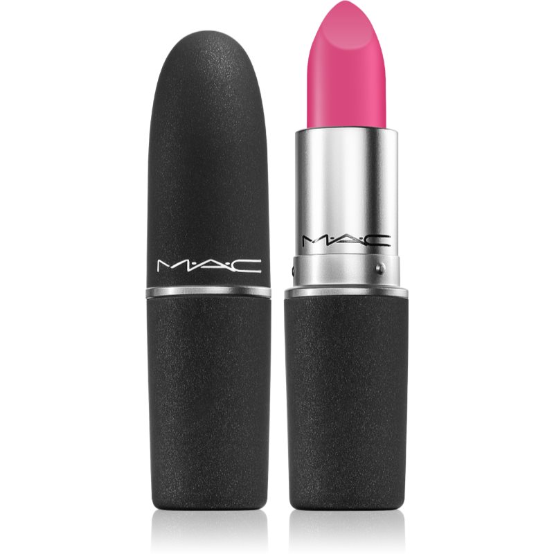MAC Cosmetics Powder Kiss Lipstick ματ κραγιόν απόχρωση Velvet Punch 3 γρ