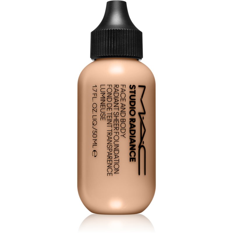 MAC Cosmetics Studio Radiance Face and Body Radiant Sheer Foundation Φωτεινό μακιγιάζ για πρόσωπο και σώμα απόχρωση N1 50 ml