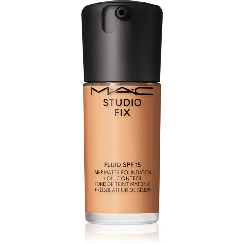 MAC Cosmetics Studio Fix Fluid SPF 15 24HR Matte Foundation + Oil Control ματ μεικ απ SPF 15 απόχρωση NC40 30 ml