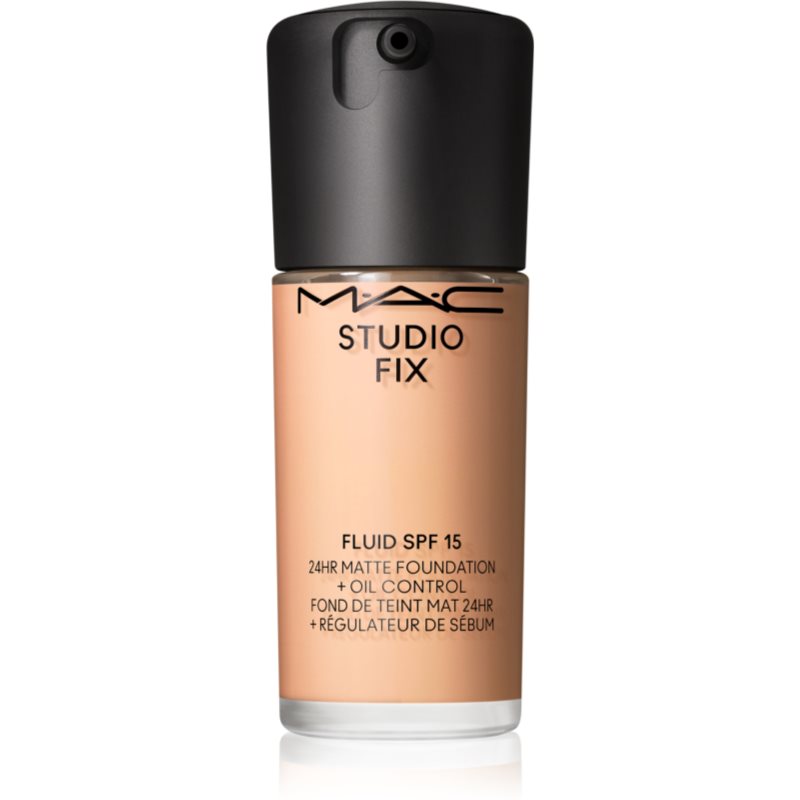 MAC Cosmetics Studio Fix Fluid SPF 15 24HR Matte Foundation + Oil Control ματ μεικ απ SPF 15 απόχρωση C3.5 30 ml